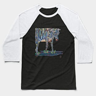 Zebras on the Wild side Baseball T-Shirt